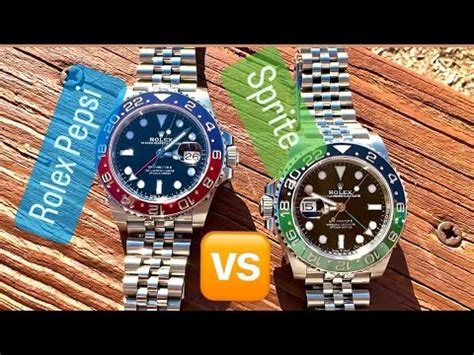 rolex pepsi vs sprite|discontinued rolex pepsi.